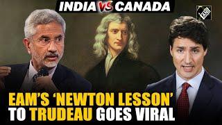 India-Canada Row: ‘Newton’s law of politics,’ When EAM Jaishankar’s schooled Justin Trudeau