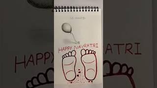 Navratri special drawing #shorts #drawing #navratri#durgamadrawing