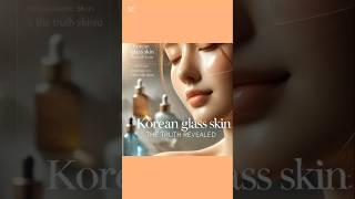 "Korean Glass Skin Explained in 3 Simple Facts"#facts #short