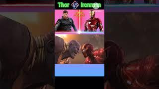 Iron man vs thor short fact || comparison #ironman #thor #marvel #shortsfeed #shorts #short