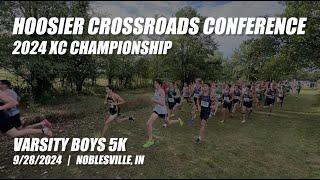 2024 Hoosier Crossroads Conference XC Championships - Boys Varsity - Sam Quagliaroli