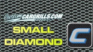 Small Diamond Universal Aluminum Grill Mesh - by customcargrills.com