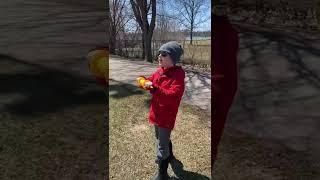 Kite flying at Lake Hiawatha