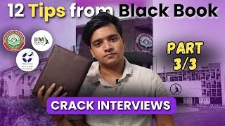 IPM Interviews: How to EXCEL Any Interview - Tips from BLACK BOOK | Part 3