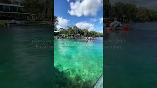 No regrets here  #getupandgokayaking #clearkayaking #rainbowsprings #travel #florida