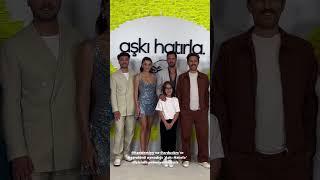 Hande Erçel & Barış Arduç with 'Aşkı Hatırla' FULL CAST at Premiere  #HandeErçel #BarışArduç #shorts