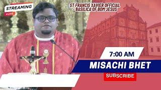 7 AM - Konkani Mass | Sonvar - Sadea Kallache Chovtem Satollem|Basilica of Bom Jesus| 8 February 25