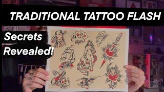 How to make Traditional Tattoo Flash