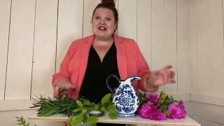 How to Create a Garden Flower Arrangement - Grace Your Table | Bethany Hewitt with Southern Graces