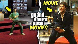 GTA Games vs Movies - Side By Side References!