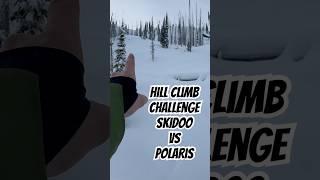 Who climbed higher?? Skidoo or Polaris