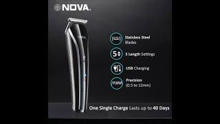 NOVA | NHT 1073 Hair Trimmer | Self troubleshooting