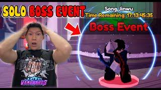 SOLO Boss Event - Quá Khó Cho Newbie - Anime Vanguards | ROBLOX