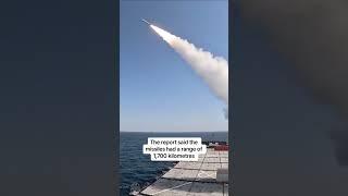 Iran's Revolutionary Guard test-fires 2 ballistic missiles from deck of a warship