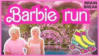 BARBIE RUN | Brain Break | Kids Fitness | Barbie Game