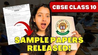 CBSE CLASS 10 SAMPLE PAPERS RELEASED! | CBSE LATEST NEWS | BOARDS 2025  #samplepaper #class10 #cbse