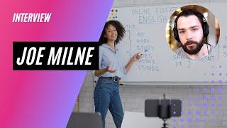 Joe Milne Interview - How to find a job teaching english online #tesol #teach #freelance