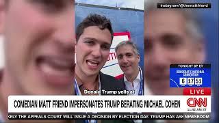 Matt Friend debuts TIM WALZ impression & cracks up CNN host with Trump, Bill Maher impression at DNC