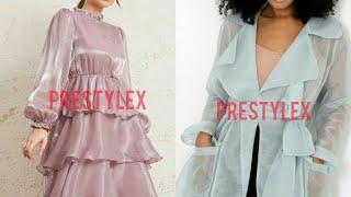 2023 Organza dress designs / Organza styles/how to:organza kimono / Organza gowns / Organza tops