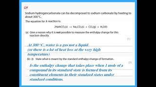 IAS Chemistry Unit 2 Ch 1 Energetics Q&A - Dr  Hanaa Assil