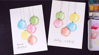 Christmas Cards Paint With Me + GIVEAWAY | Ep. 05