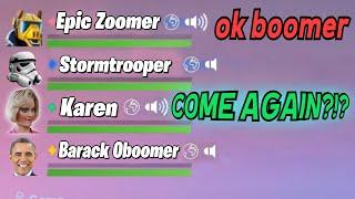 Boomer Mom screams at me in Fortnite