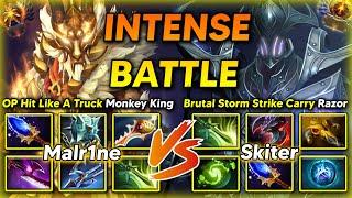 INTENSE CARRY BATTLE | OP HIT LIKE A TRUCK MALR1NE MONKEY KING VS. BRUTAL STORM STRIKE SKITER RAZOR