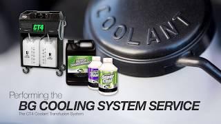 How to Perform a BG Products Coolant Service Using the CT4