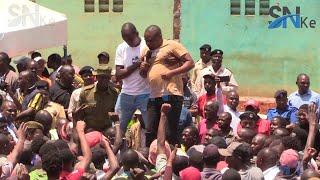 MP Patrick Munene Rescued by his Bodyguard From an Angry Crowd