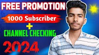 Live Channel Promotion || Youtube Channel Checking And Promotions || Sunday Special Live Promotion