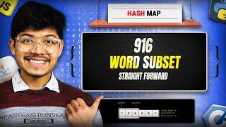 916. Word Subsets | Hash Map | Strings