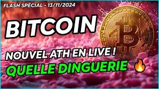 BITCOIN NOUVEL ATH EN LIVE  QUELLE DINGUERIE ! LES TARGETS ?