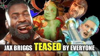 Who Roasts & Teases Jackson ( Jax ) Briggs the Best? (Relationship Banter Intro Dialogues) MK 11