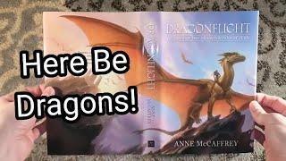 Unboxing Dragonflight by Anne McCaffrey - Grim Oak Press - Todd Lockwood Art - Dragonriders of Pern