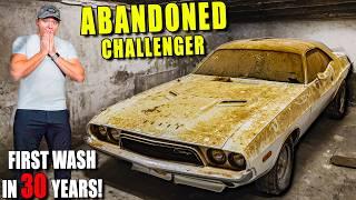 Cleaning a DISASTER "Barn Find" Dodge Challenger!