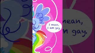 Rainbow Dash's Rainbow Mane | MLP Comic Dub #Shorts