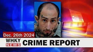 HICKORY MAN CHARGED WITH ATTEMPTED MURDER | WHKY News -- Crime Report: Thursday, 12/26/2024