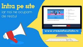 Aplica acum prin www.vreaulafacultate.ro