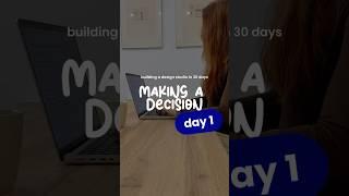 Building a design studio in 30 days | DAY 1  #shorts #design #branding #brand #studio #designer