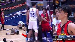 Terrence Romeo wants to fight entire Converge after landing elbow on Cabagnot & Stocton