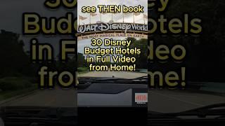 30 Disney World Budget Hotels Full Video from Home