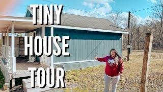 TINY HOUSE TOUR | Love on Two Feet Series | cleaning and decorating a tiny house | tiny house living