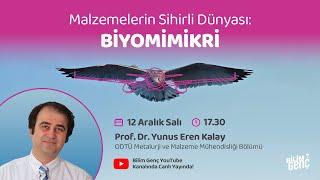 Malzemelerin Sihirli Dünyası: Biyomimikri | Prof. Dr. Yunus Eren Kalay