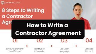 How to Write a Contractor Agreement [Lawyer Template Available]