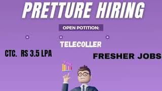 Telecaller Job in multiple locations / fresher can apply.