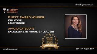 Excellence in Finance - Leaders Awardee | Kim Vogel | FiNext Conference Orlando 2019