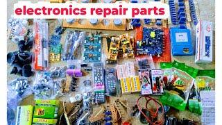 electronics repair parts unboxing |  electronic components best price | led tv ,crt tv parts