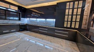 Modular kitchen design 2023 / Worktop,Cabinet  Complete Kitchen Organization/ ab interior