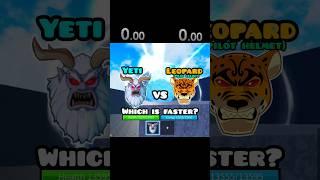 Yeti VS Leopard - Speed test