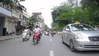 How to cross the road in Hanoi. You just walk.